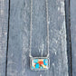 Kingman Turquoise Composite Bar Necklace