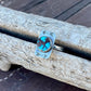 Egyptian Turquoise Arrow Stamped Ring