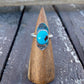 Egyptian Turquoise Stamped Ring