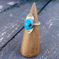 Egyptian Turquoise Stamped Ring