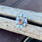 Stamped “Cowboy Hat” Mexican Fire Opal Ring