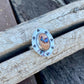Stamped “Cowboy Hat” Mexican Fire Opal Ring