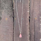 Rhodochrosite Flower Necklace