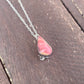 Rhodochrosite Flower Necklace