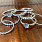 Twisted Wire Stacking ring