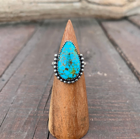 Horseshoe Kingman Turquoise Ring