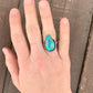 Horseshoe Kingman Turquoise Ring