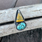 Bumble Bee Jasper & Blue Moon Turquoise Double Ring
